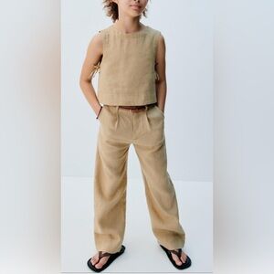 Zara brand new linen set